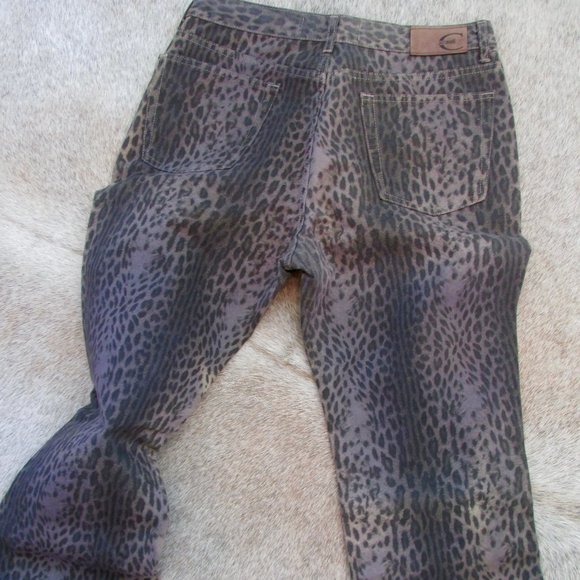 NWOT - Just Cavalli Men's Over dye Ocelot Jean - Picture 4 of 8